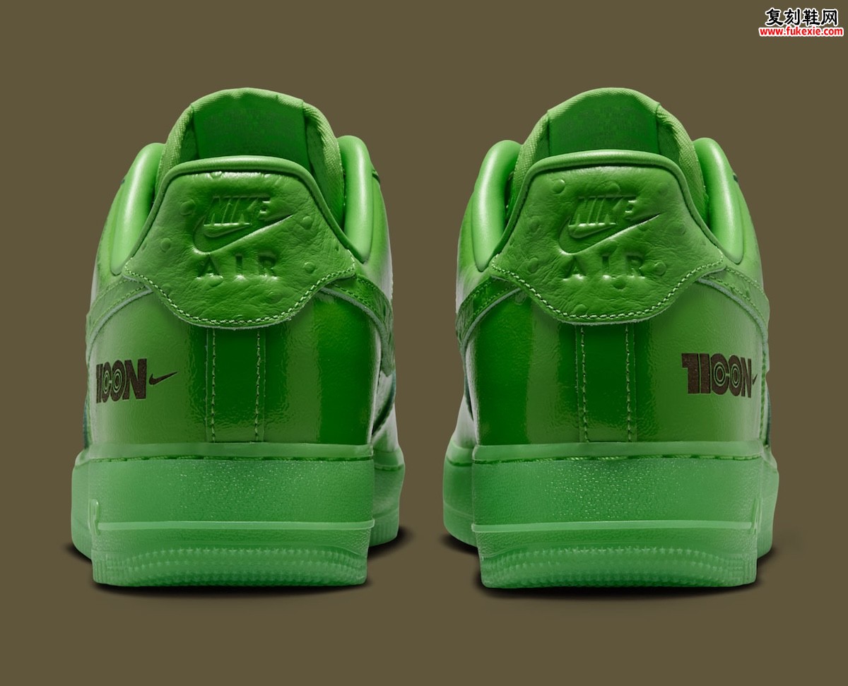 Nike Air Force 1 Low LX “Icon”青苹果鸵鸟皮夏季登场:独家细节评测与发售详情插图4 Nike Air Force 1 Low LX “Icon”青苹果鸵鸟皮夏季登场:独家细节评测与发售详情