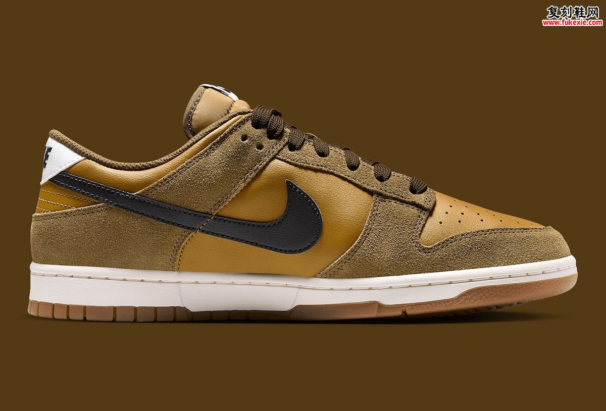 棕调当道!Nike Dunk Low SE「赭石棕」秋日低调登场,125美元静水深流