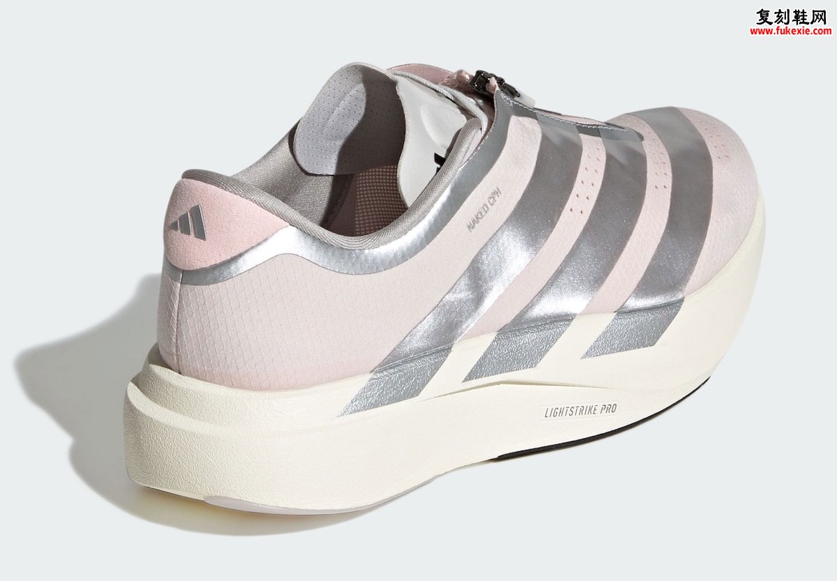 独家评测NAKED x adidas EVO SL Zip拉链跑鞋 柔粉银反光7.15发售插图3 独家评测NAKED x adidas EVO SL Zip拉链跑鞋 柔粉银反光7.15发售