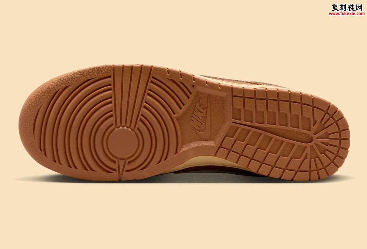 Nike Dunk Low “Wheat Donut” 枫糖甜甜圈配色2026夏季发售：光泽漆皮与暖棕层次演绎甜品美学