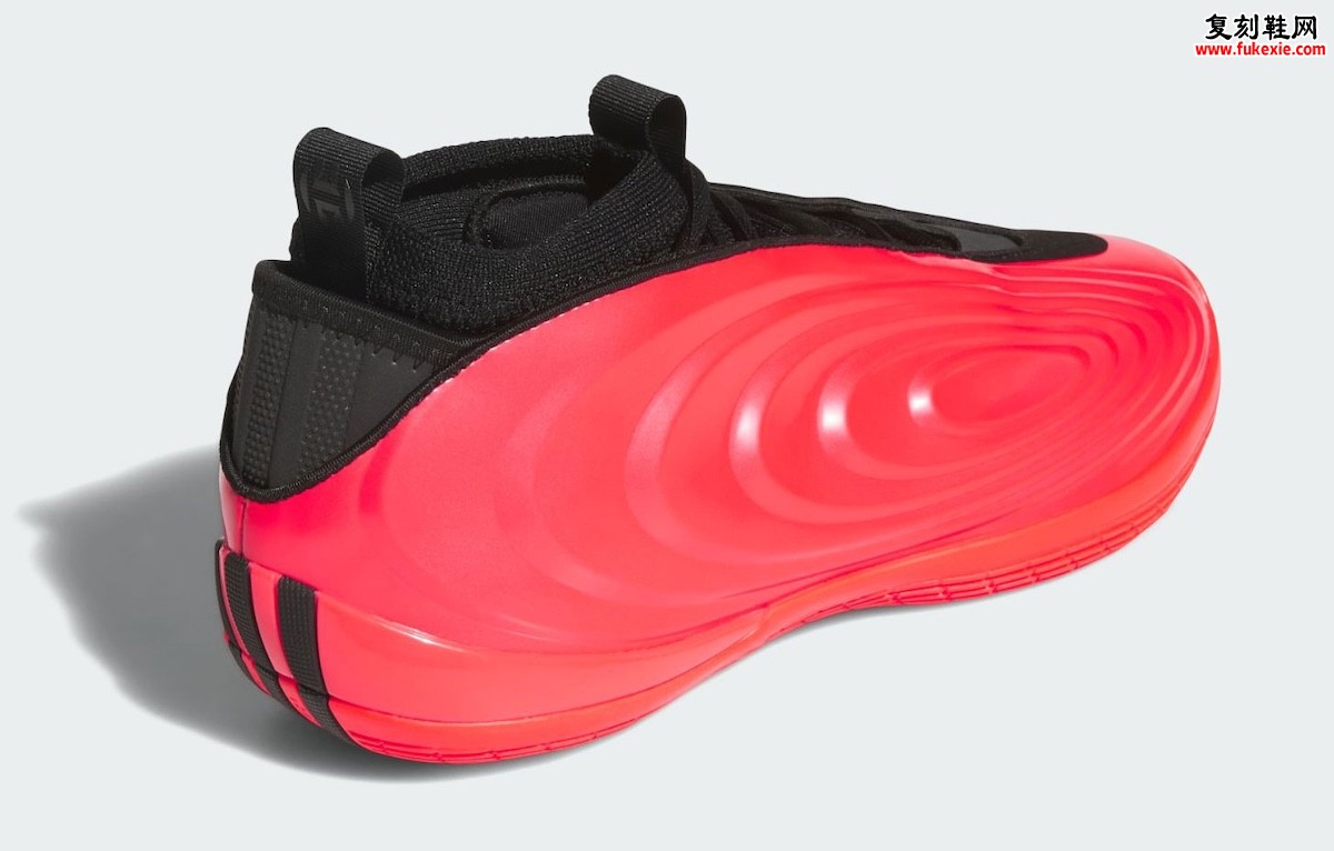 adidas Harden Vol. 10 “Red/Black” 糖果红配色2026秋季发售：高光壳状鞋面与全掌Boost科技加持