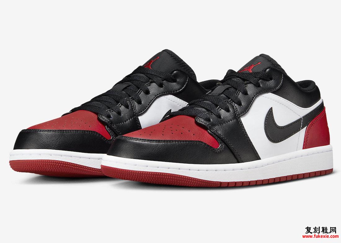 另一款 AIR JORDAN 1 LOW “BRED TOE” 即将发售 货号：553558-161