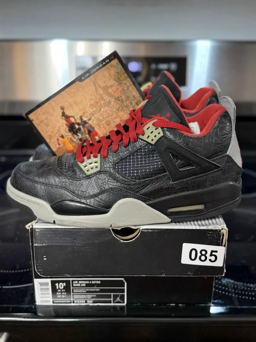 Air Jordan 4 Black Laser全黑奢华皮革搭配烈焰红细节点缀与激光蚀刻 2027年2月首次复刻