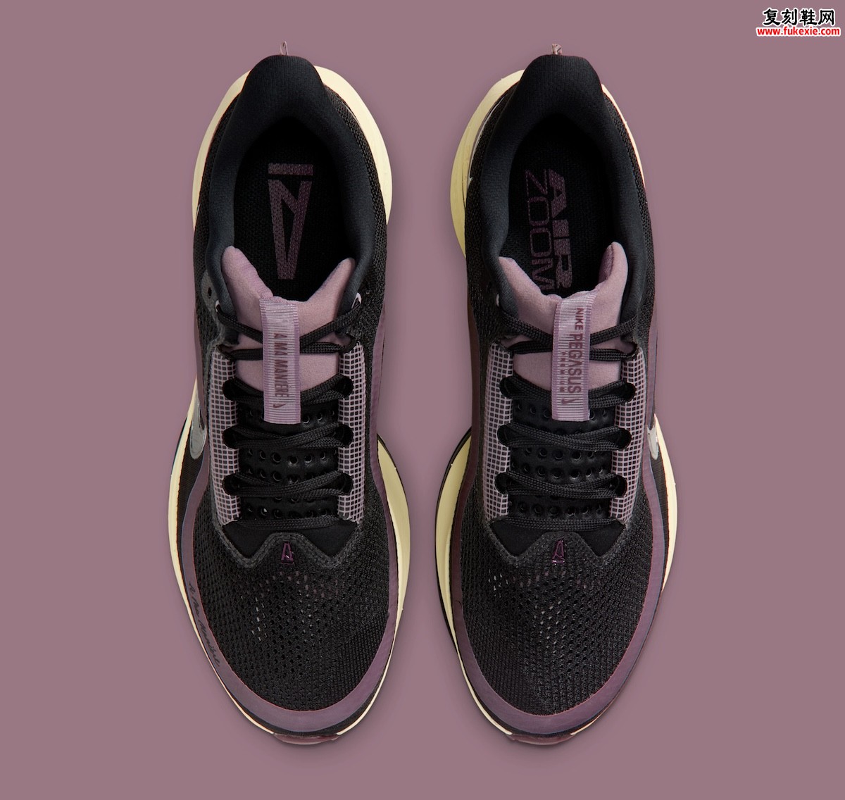 A Ma Maniére x Nike Pegasus Premium“黑酒红”配色搭载三重跑鞋科技,“Timing Is Everything”叙事美学定义2026高级跑鞋插图3 A Ma Maniére x Nike Pegasus Premium“黑酒红”配色搭载三重跑鞋科技,“Timing Is Everything”叙事美学定义2026高级跑鞋