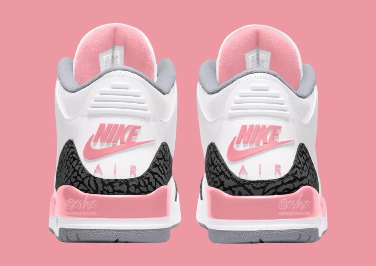 2027年3月26日Air Jordan 3 WMNS Neo Pink限量发售，Nike Air后跟重现元年版经典致敬1988