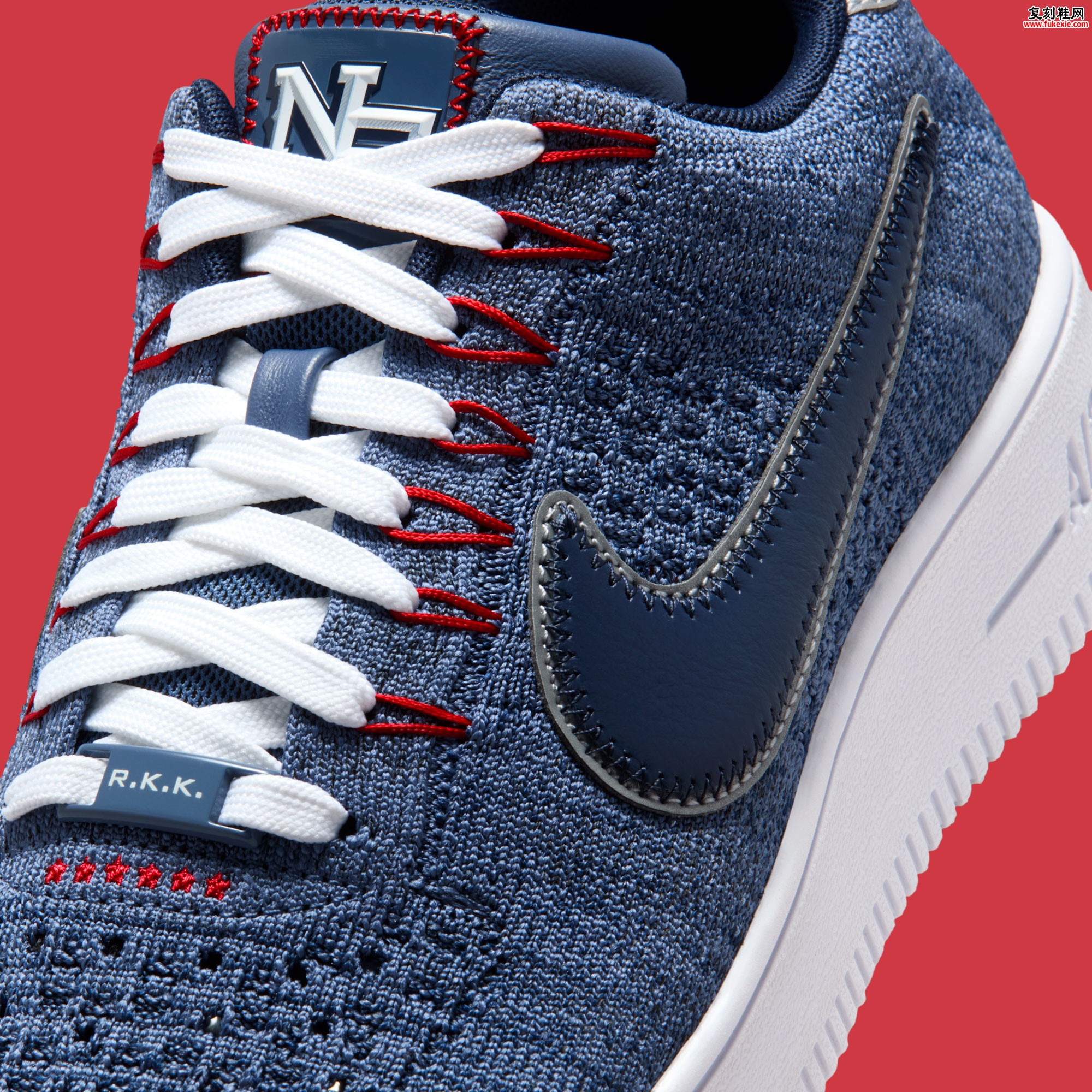 Nike Air Force 1 Ultra Flyknit Low “Robert Kraft” 克拉夫特联名款 新英格兰爱国者主题配色登场