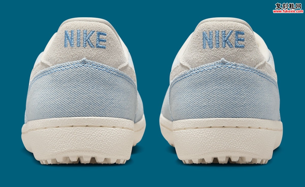 Nike Field General牛仔绿松石｜水洗丹宁鞋面+铆钉外底｜2025夏季发售