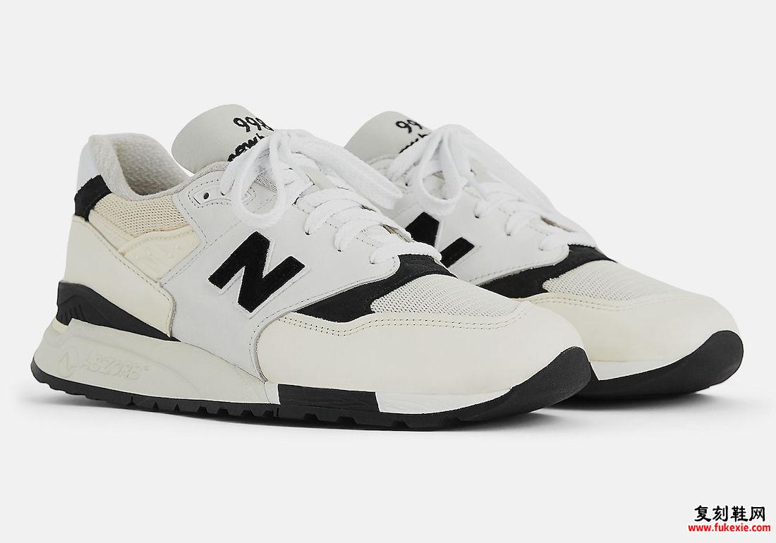 NEW BALANCE 998 美国制造 黑白色发布 货号：U998TI