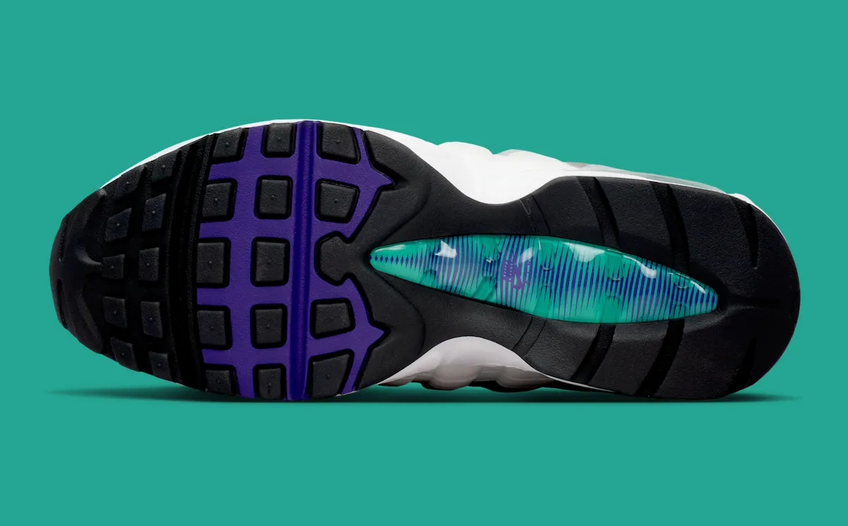 耐克Air Max 95 OG “葡萄” 配色携Big Bubble大气垫重磅回归，将于2026年春季以190美元复刻发售