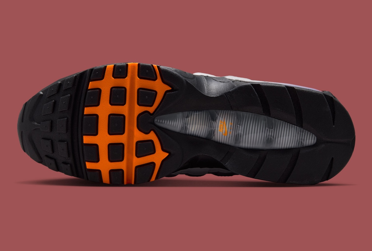Nike Air Max 95“Black/Total Orange”黑橙渐变2026夏季发售：Big Bubble升级版