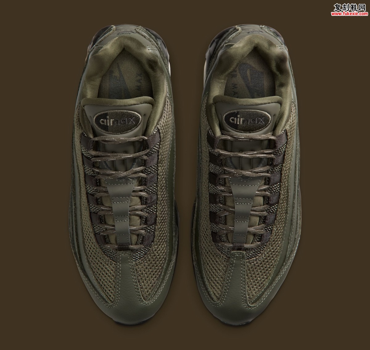 Nike Air Max 95 ‘Cargo Khaki’ 用橄榄绿层次与放大气垫重塑1995年的街头语法