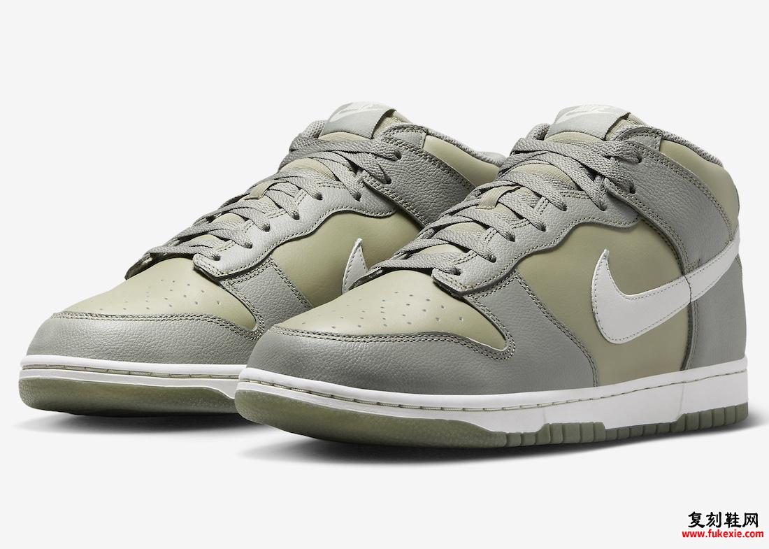 NIKE DUNK MID “DARK STUCCO”“暗灰泥”发布2024年1月 货号：FJ4194-001