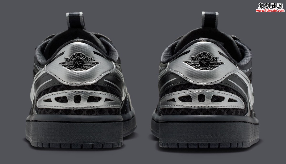 Air Jordan 1 Low Method of Make “Black/Metallic Silver”黑银配色2025震撼来袭