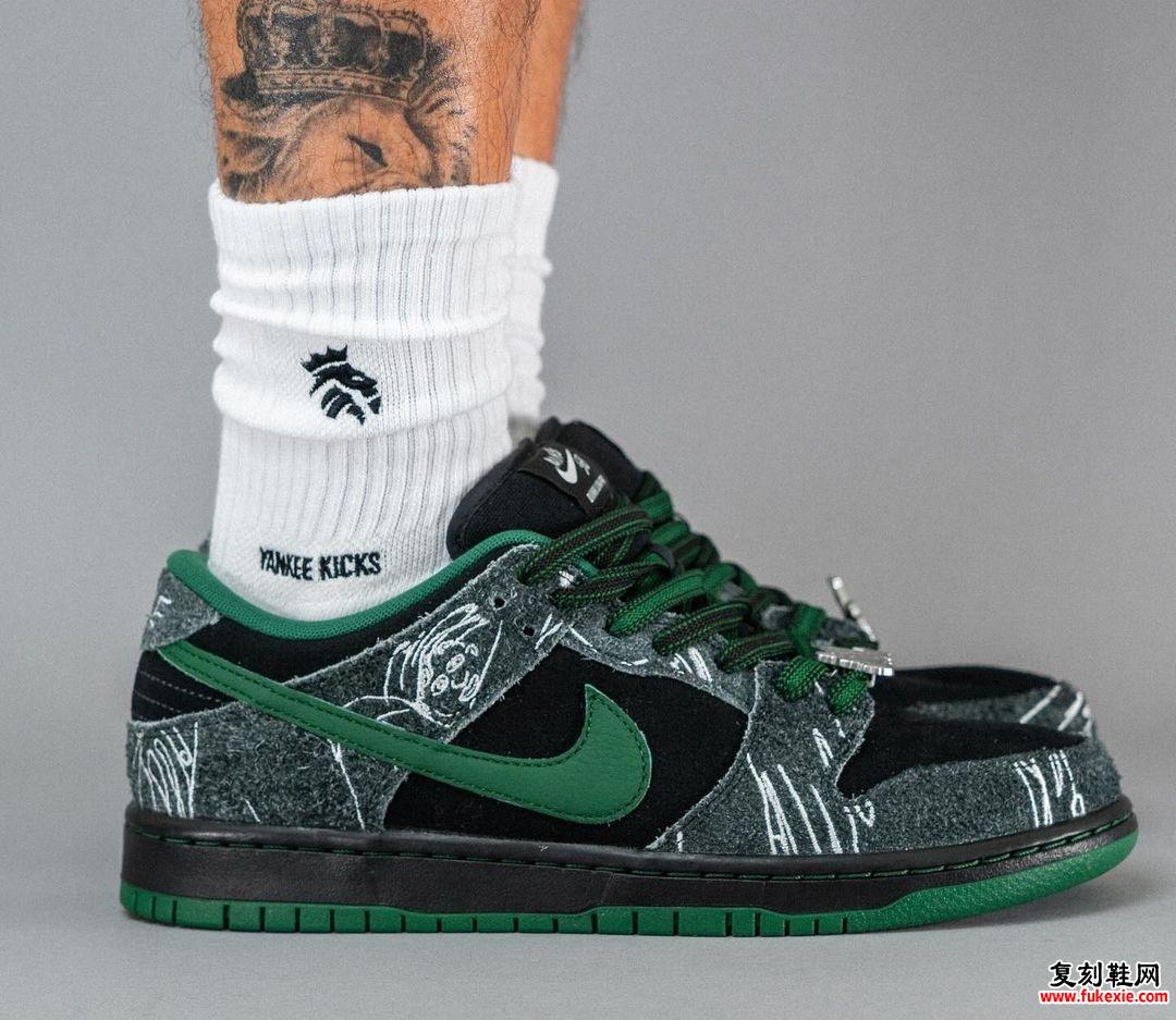 THERE SKATEBOARDS X NIKE SB DUNK LOW 2024 秋季发售 货号:HF7743-001