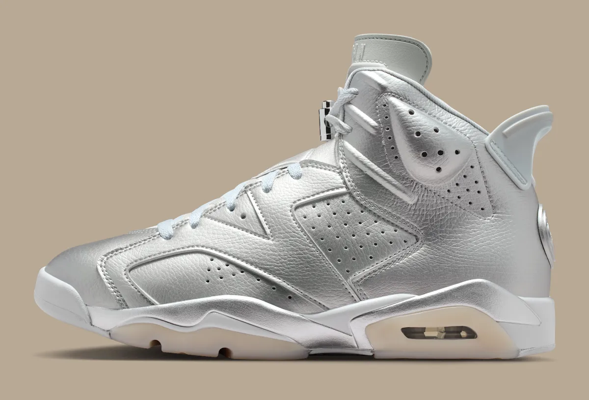 巴黎圣日耳曼联名Air Jordan 6 “金属银” 配色发布:致敬合作历史与经典鞋款三十五周年