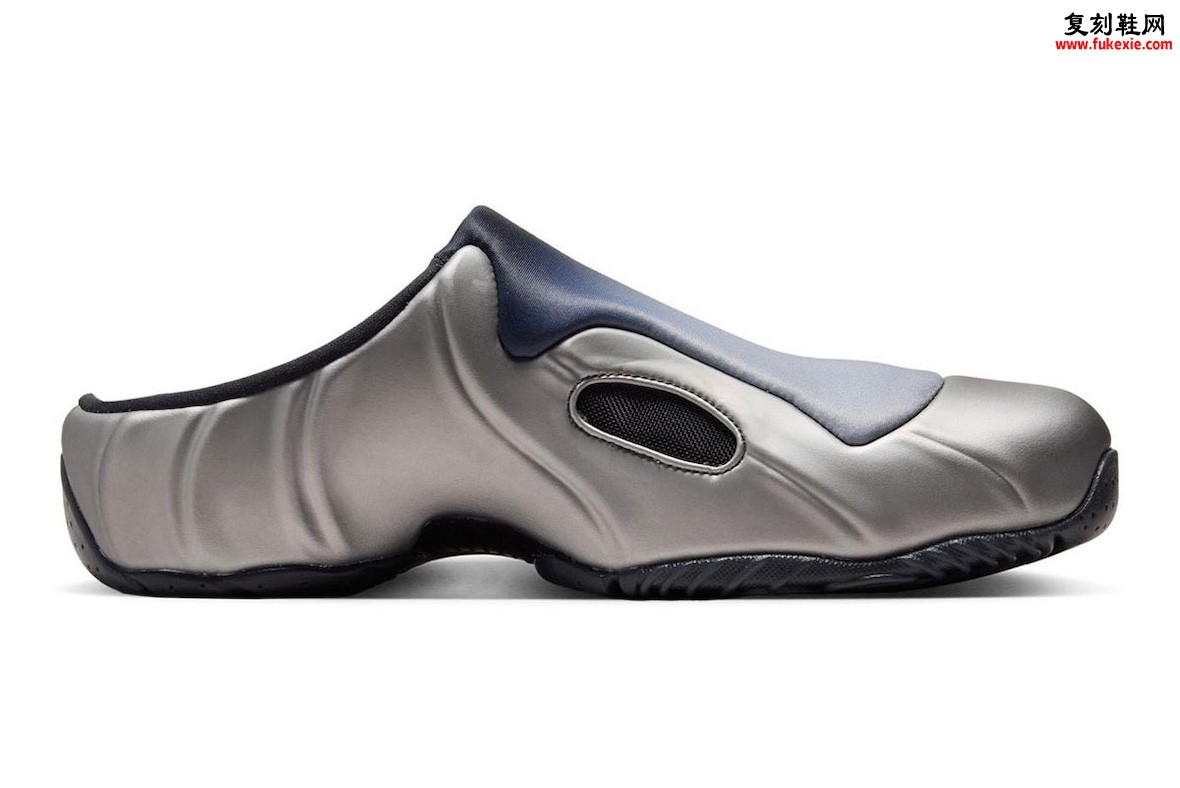 Nike Clogposite“金属暗灰”2026夏季发售,千禧未来感拖鞋渐变质感升级