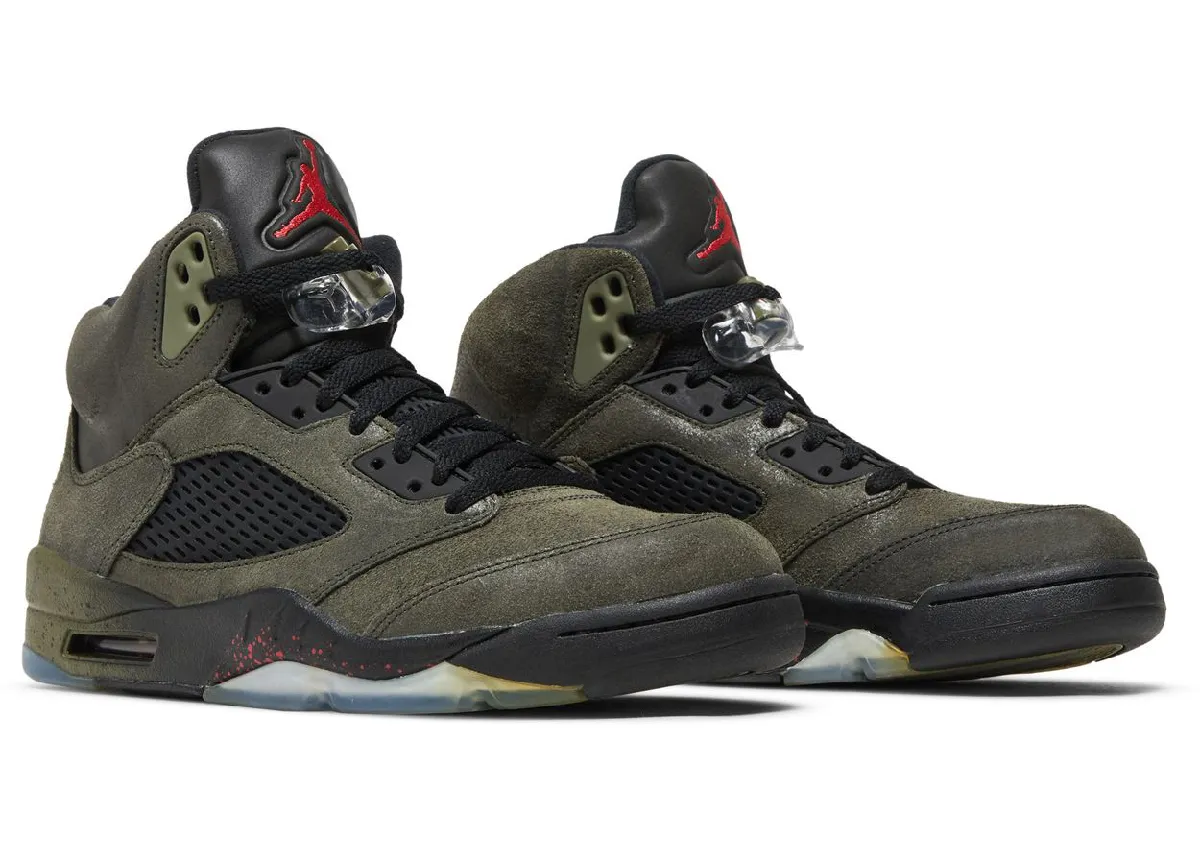 Air Jordan 5 “Fear” 恐惧套装经典回顾：2013年发售的橄榄绿战靴与乔丹精神传承