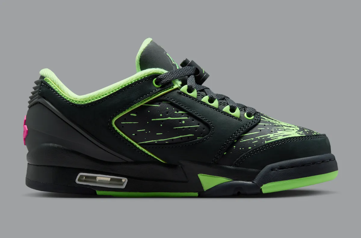 Jordan Sixty Plus Low “Lime Blast”漫画风格外底绘图降临 大童专属七月市售定价125美元插图2 Jordan Sixty Plus Low “Lime Blast”漫画风格外底绘图降临 大童专属七月市售定价125美元