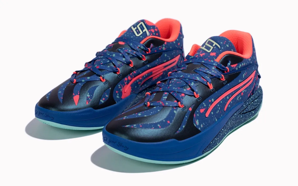 PUMA Stewie 4 “Night Vision” 深度解析：银河美学与硬核性能的WNBA新纪元