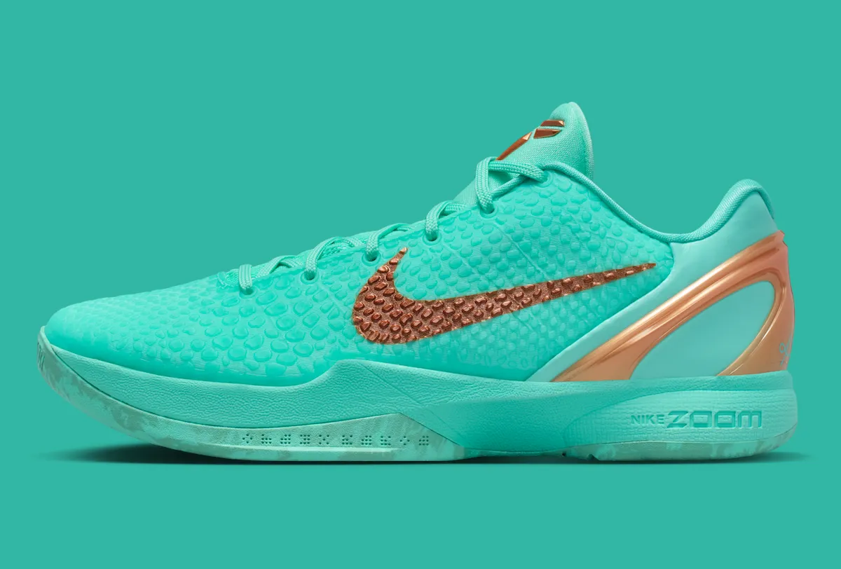 Jalen Brunson x Nike Kobe 6 Protro “Statue of Liberty” “自由女神像”配色2025年12月市售