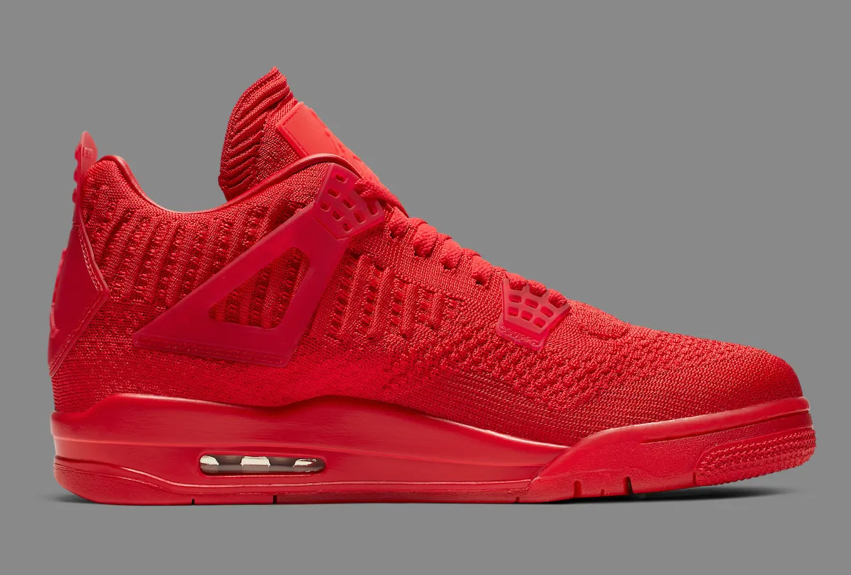 Air Jordan 4 Flyknit “University Red”大学红配色 回顾2019年最大胆的编织改造