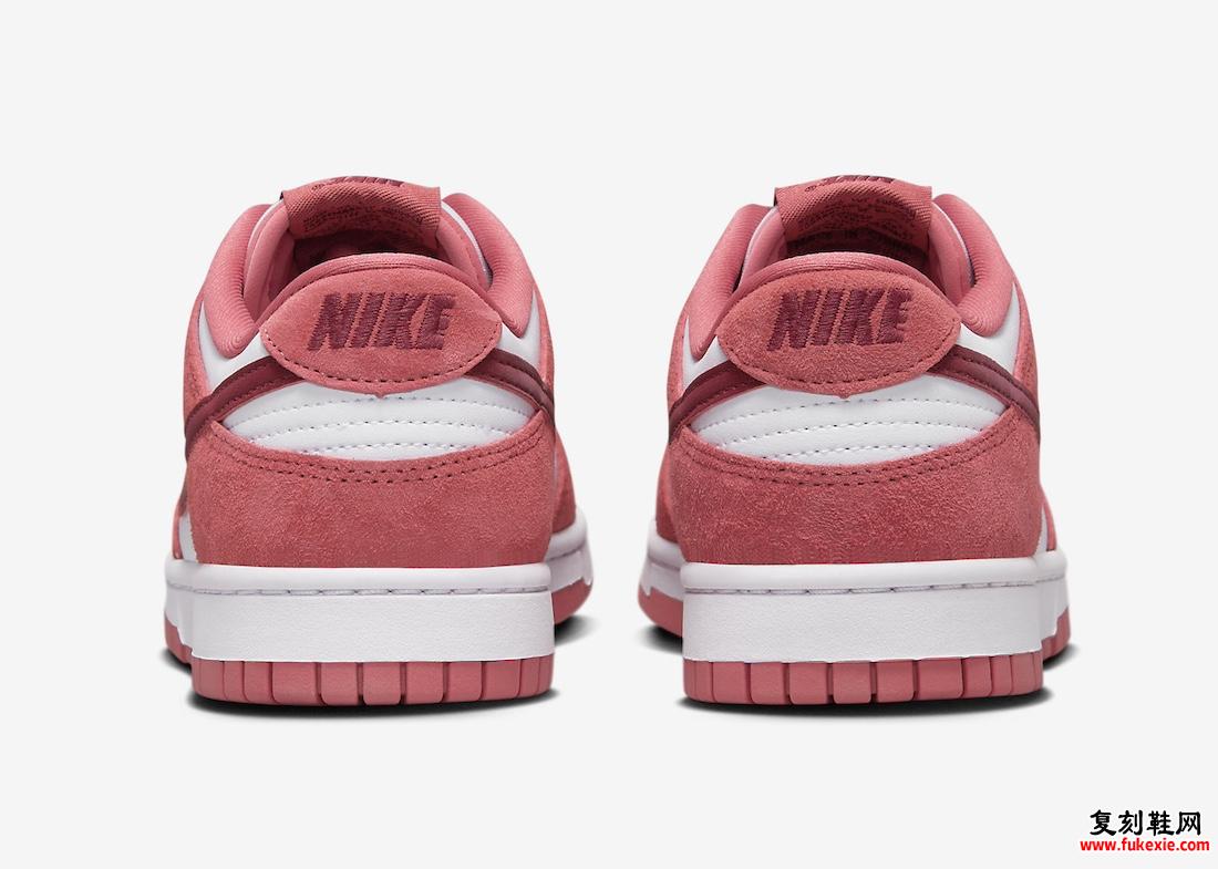 NIKE DUNK LOW “VALENTINE’S DAY”“情人节”2024年1月发布 货号：FQ7056-100