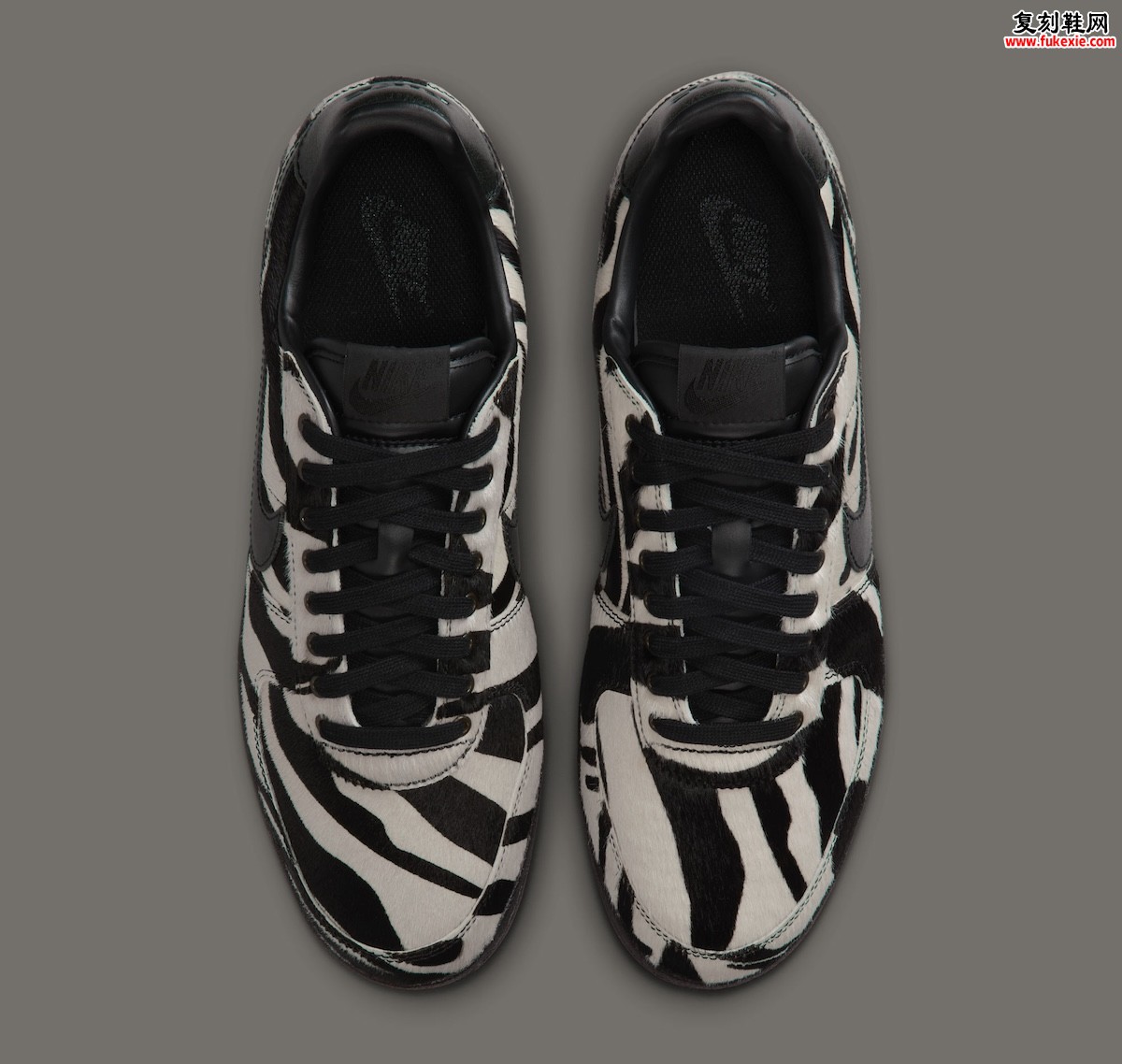 Nike Field General 82 “Zebra” “斑马纹”配色2025年发售，动物印花重塑复古训练鞋