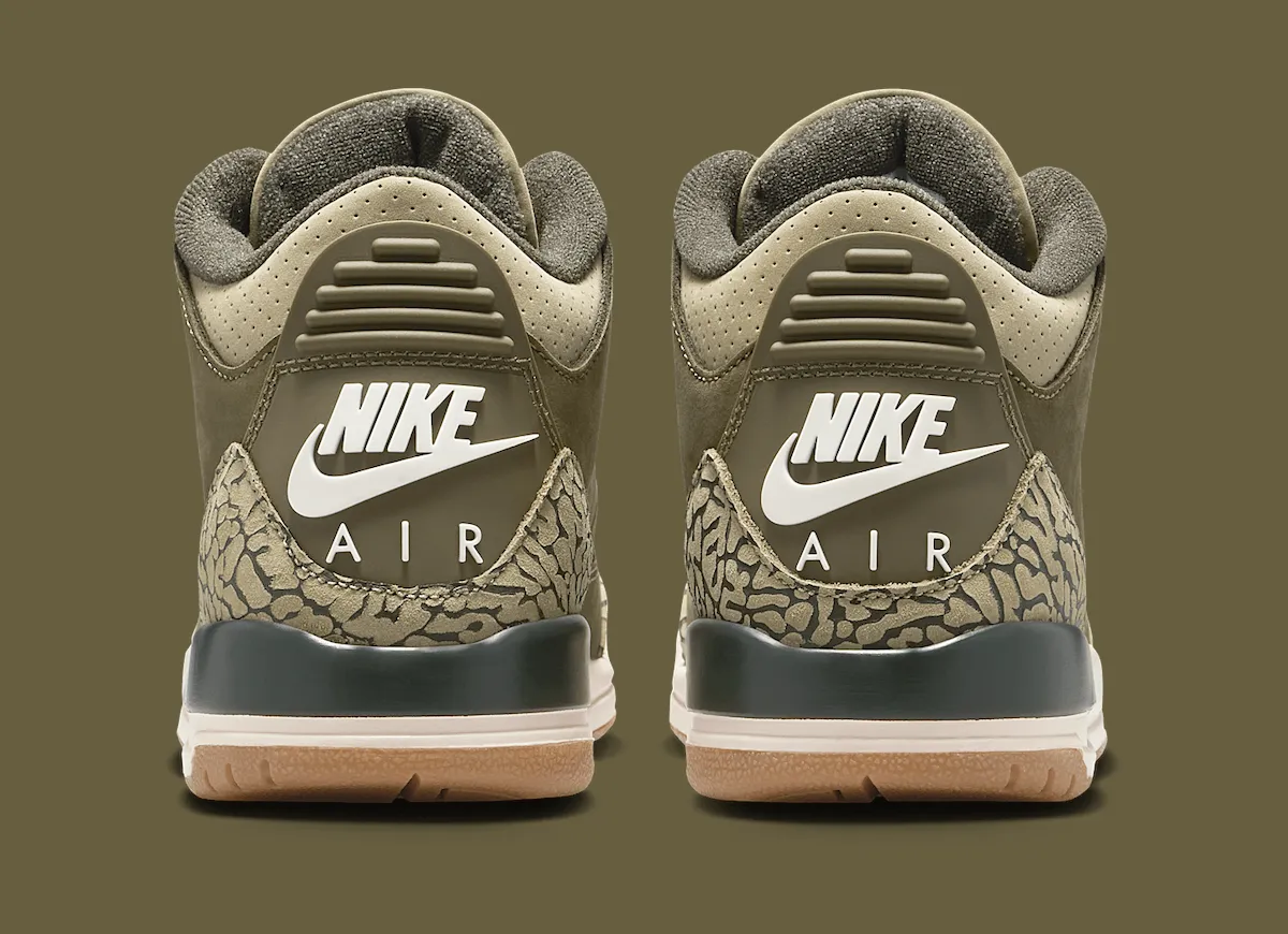 Air Jordan 3家族聚会橄榄绿配色10月25日全尺码发售，成人款定价215美元