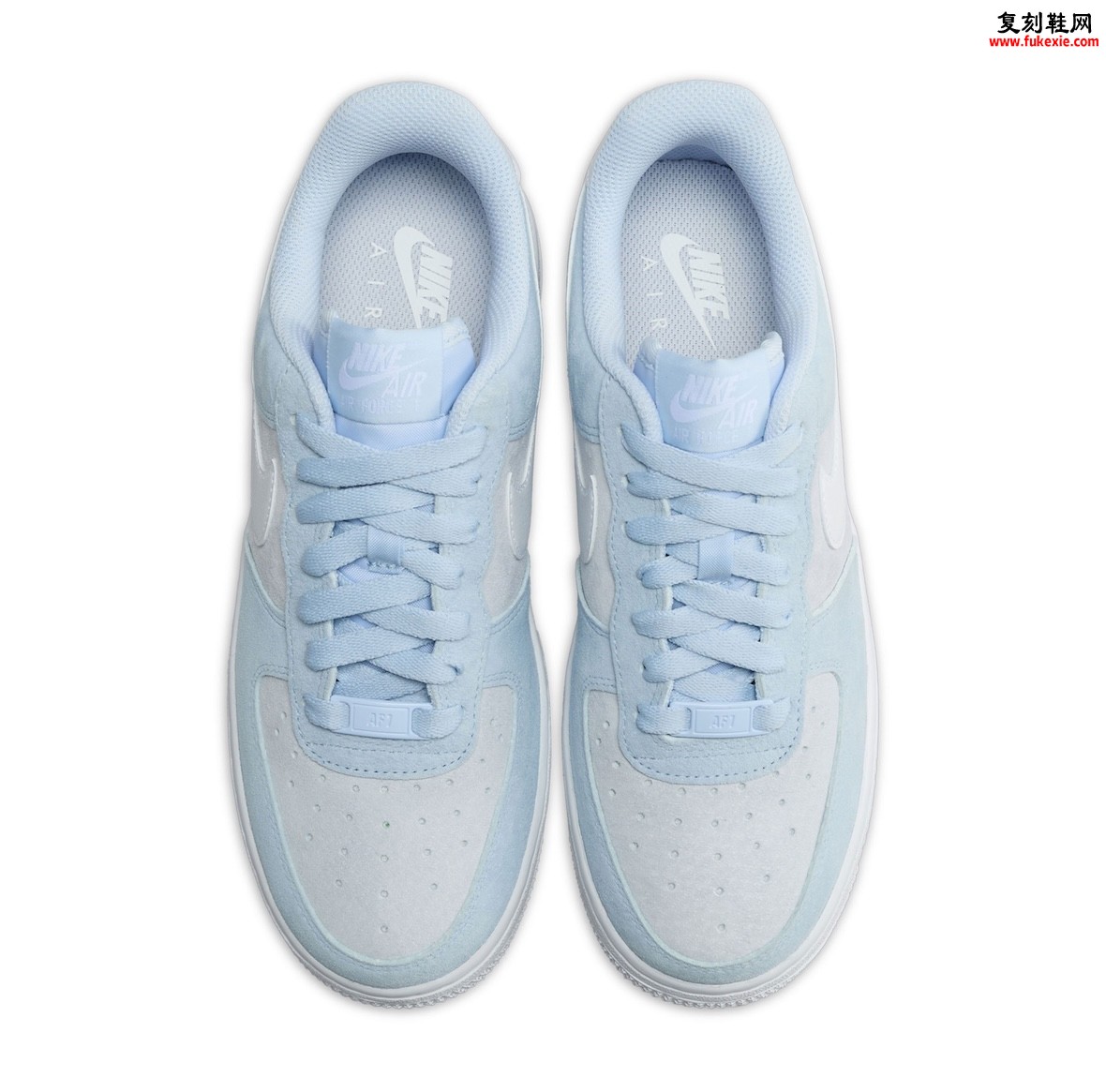 氢蓝水洗麂皮,Nike Air Force 1 Low “Hydrogen Blue” 金属金迷你勾,2026夏季登场插图3 氢蓝水洗麂皮,Nike Air Force 1 Low “Hydrogen Blue” 金属金迷你勾,2026夏季登场