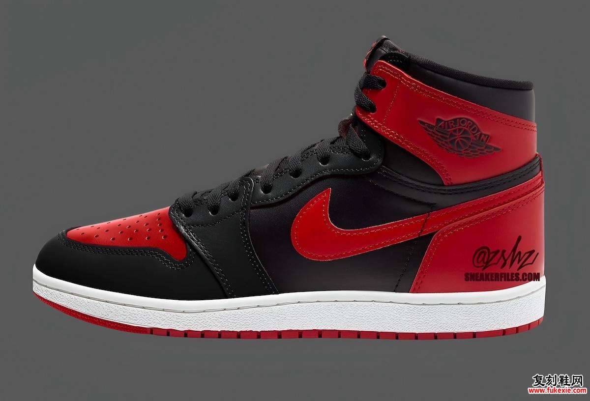 AIR JORDAN 1 HIGH '85 “BRED” 将于 2025 年春季发售