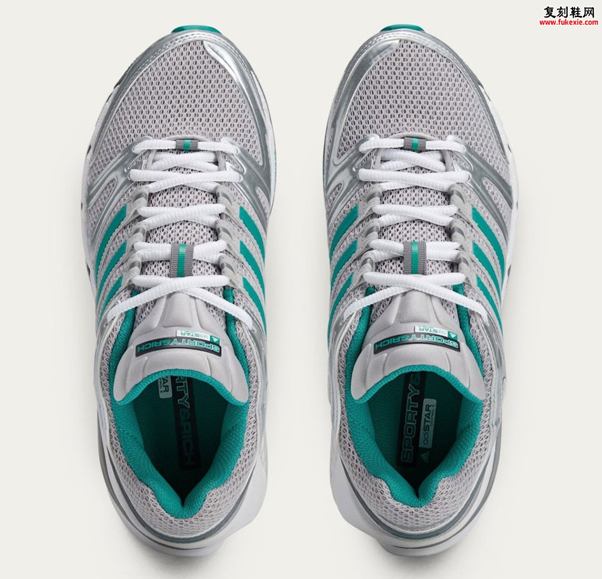 Sporty & Rich x adidas 联名Adistar Control 5复古跑鞋9月发售，镀铬细节焕新登场