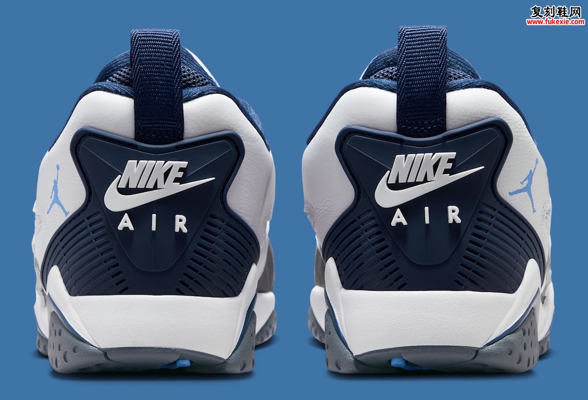 Jordan MVP 92 “Flint Grey” 乔丹MVP 92弗林特灰配色清爽登场，纯白皮革包裹燧石灰海军蓝细节致敬经典