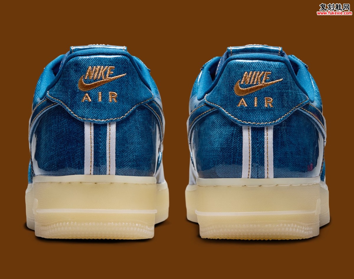 Nike Air Force 1 Low “Patent Denim” 釉面牛仔蓝配色2026夏季发售，光感漆皮与丹宁纹理
