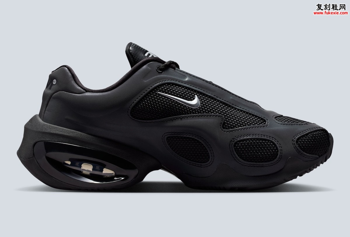 Nike Air Max Muse“黑彩”登场,2025秋季最值得期待的未来感跑鞋来袭