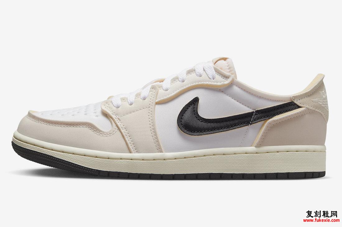 AIR JORDAN 1 LOW OG “COCONUT MILK” 官方图片 货号：DV0982-100