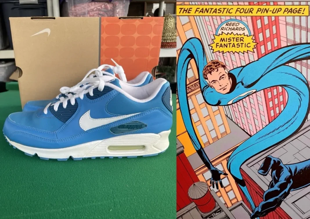 漫威元年神鞋归位：神奇先生Air Max 90海港蓝2027夏季首度复刻，神奇四侠套装再添拼图缩略图