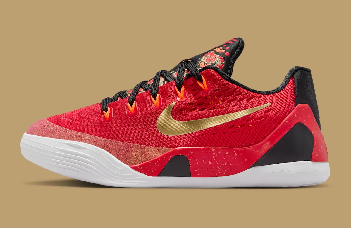 Nike Kobe 9 EM Low Protro “China”科比9代中国复刻版11月22日发售 金色刺绣延续曼巴精神