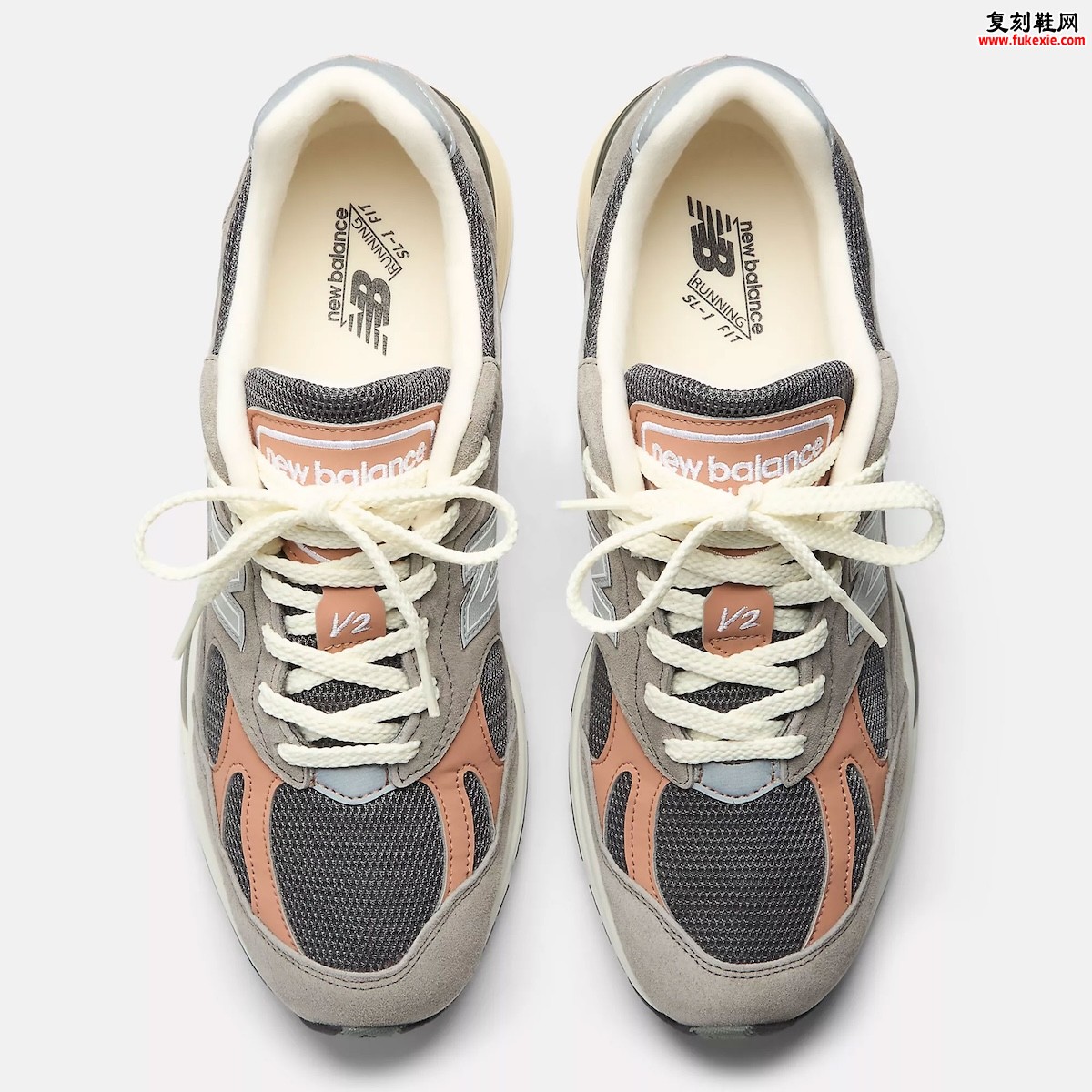 New Balance 991v2 “Elephant” “大象”配色将于2026年1月发售 以灰鲑色调延续英产经典生活跑鞋的克制美学