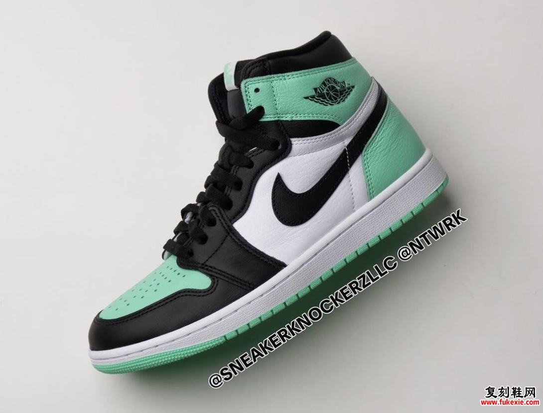 AIR JORDAN 1 HIGH OG“GREEN GLOW”发布于2024年5月 货号：DZ5485-130