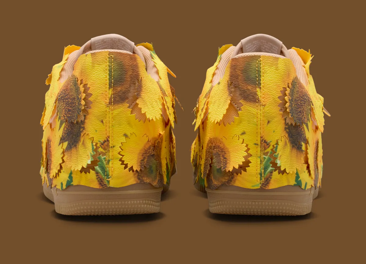Nike Air Force 1 Low “Sunflower” “向日葵”秋季发售：可拆卸花套让小白鞋秒变花田，定价125美元