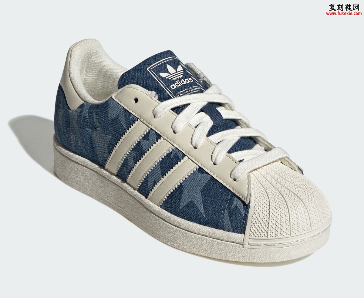 adidas Superstar“Denim Stars”2025年秋登场，牛仔星纹设计致敬经典街头基因