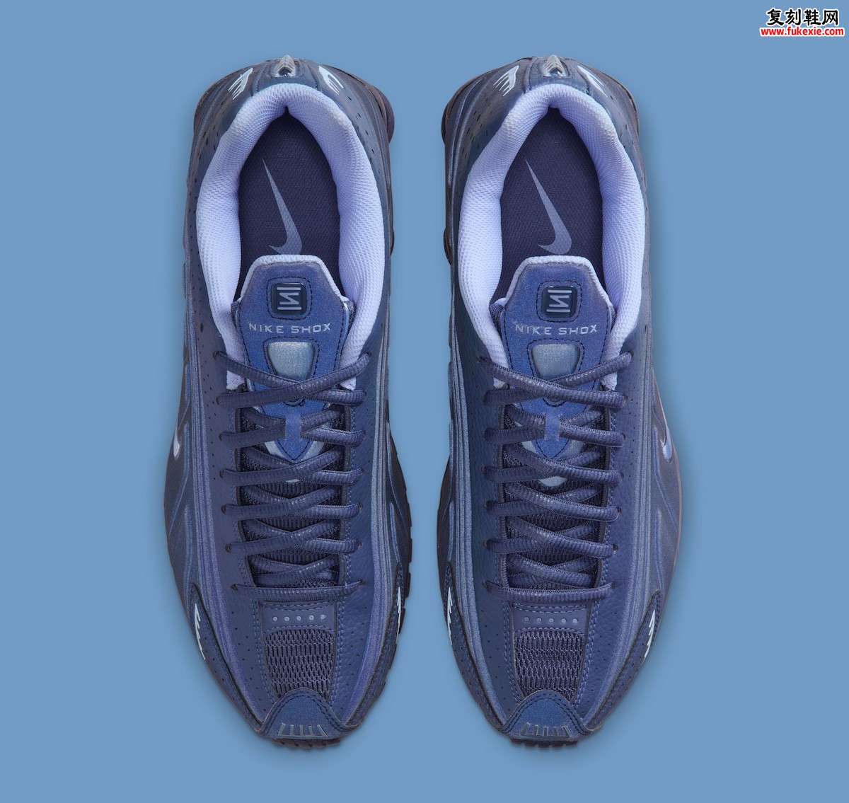 Nike Shox R4 “Obsidian/Diffused Blue” “深蓝”2025年秋日回归,经典缓震战靴焕新登场