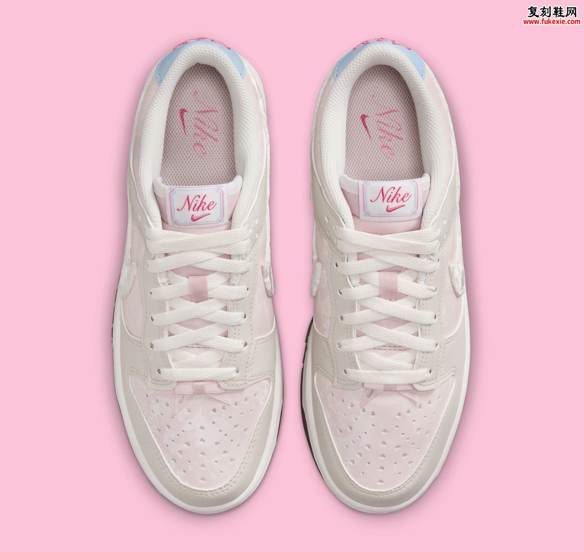 耐克2026情人节主题Dunk Low低调释出:心形细节点缀女性专属设计 将于明年二月发售