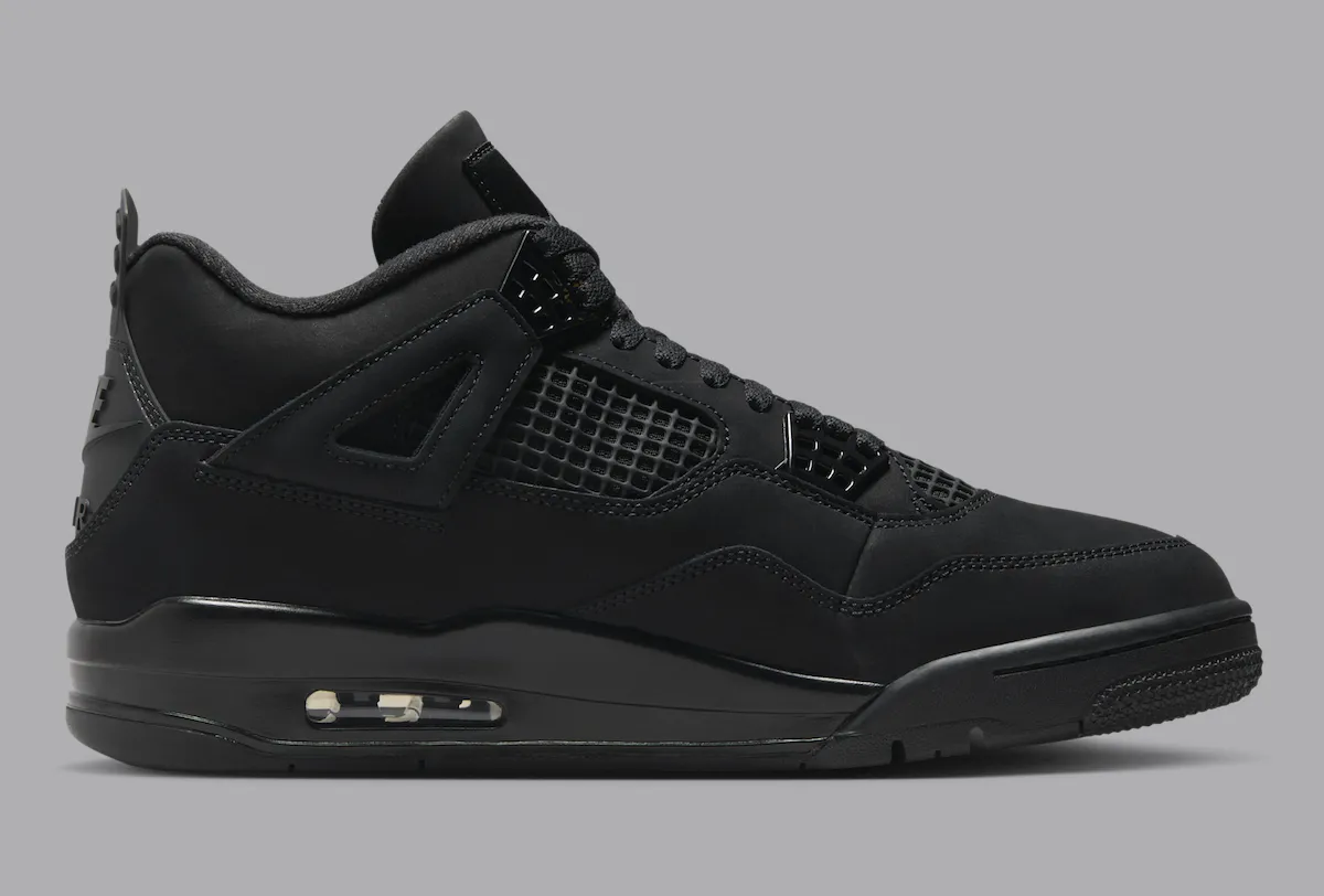 Air Jordan 4 “Black Cat”黑猫配色2025年复刻回归 11月28日全家族尺码发售