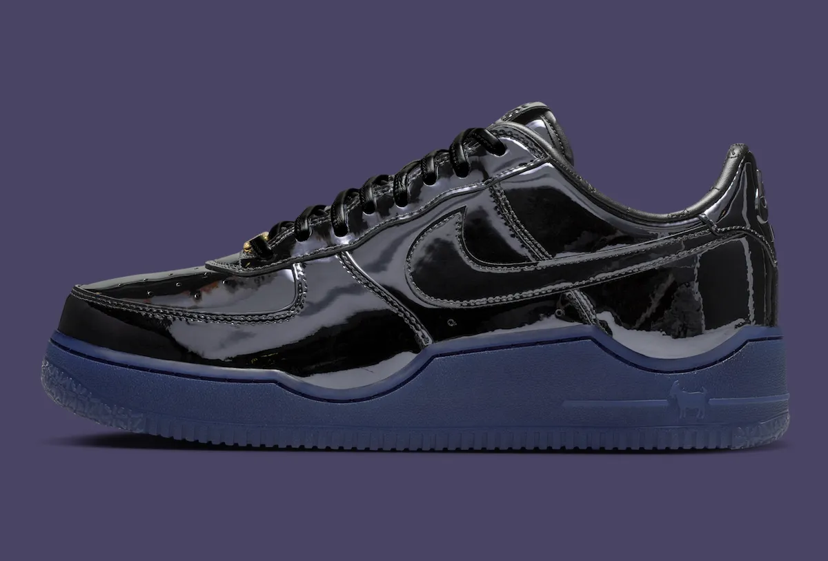 LeBron James x Nike Air Force 1 “NYC” (Black Patent) 勒布朗·詹姆斯联名Nike空军一号“纽约黑金”限量款即将发售