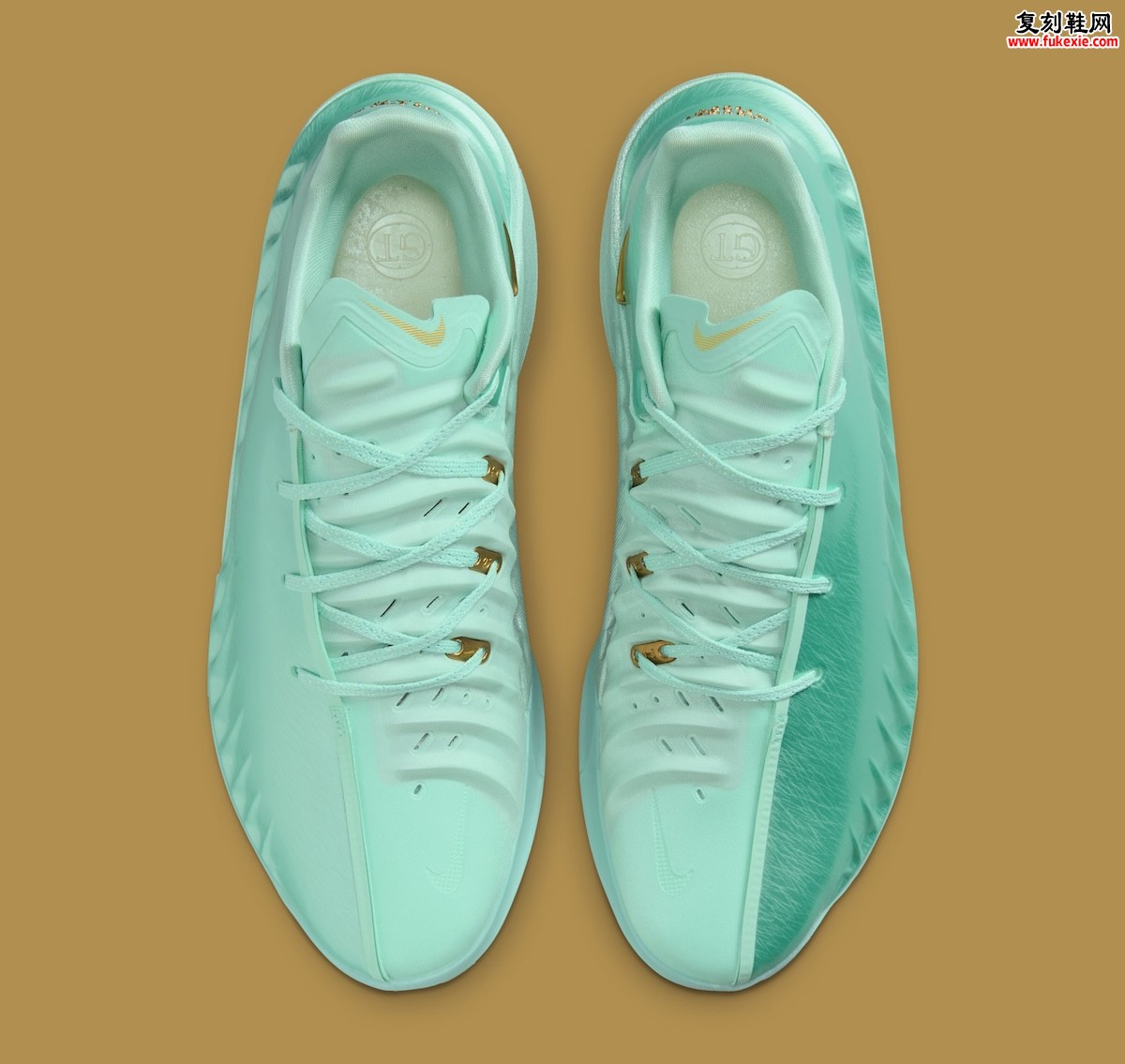 文班亚马自由女神PE：Nike GT Cut 4薄荷绿配色致敬法国，后跟英法双语‘You’re Welcome’