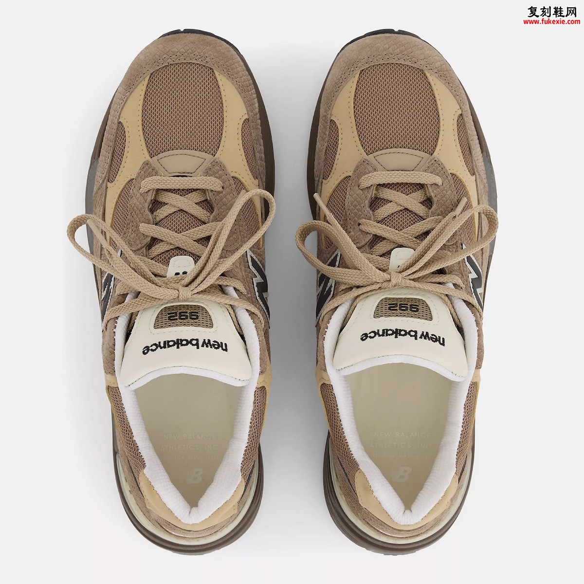 New Balance 992新百伦992「浮木」配色即将发售 罕见蛇纹皮料点缀经典大地色系