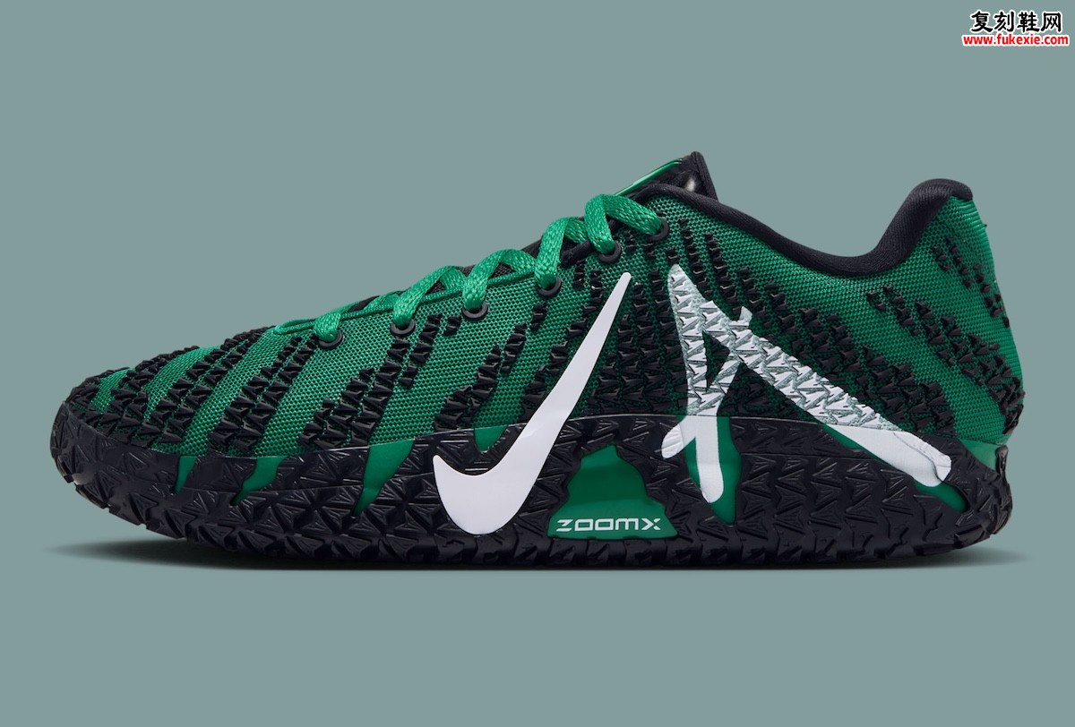 莫兰特花园配色压轴登场！Nike Ja 3 “Garden” 孔雀石绿现已发售，市售版藏了多少PE细节？