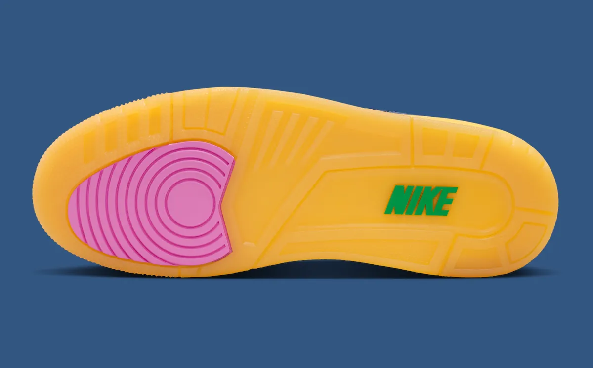 Air Jordan 3 Brazil蓝黄粉三色拼接5月16日SNKRS发售，mini Swoosh首现AJ3致敬桑巴军团客场球衣