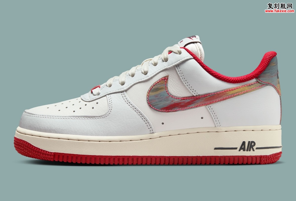 Nike Air Force 1“Brushstrokes”2025年秋亮相，女性专属画笔纹理设计诠释艺术美学